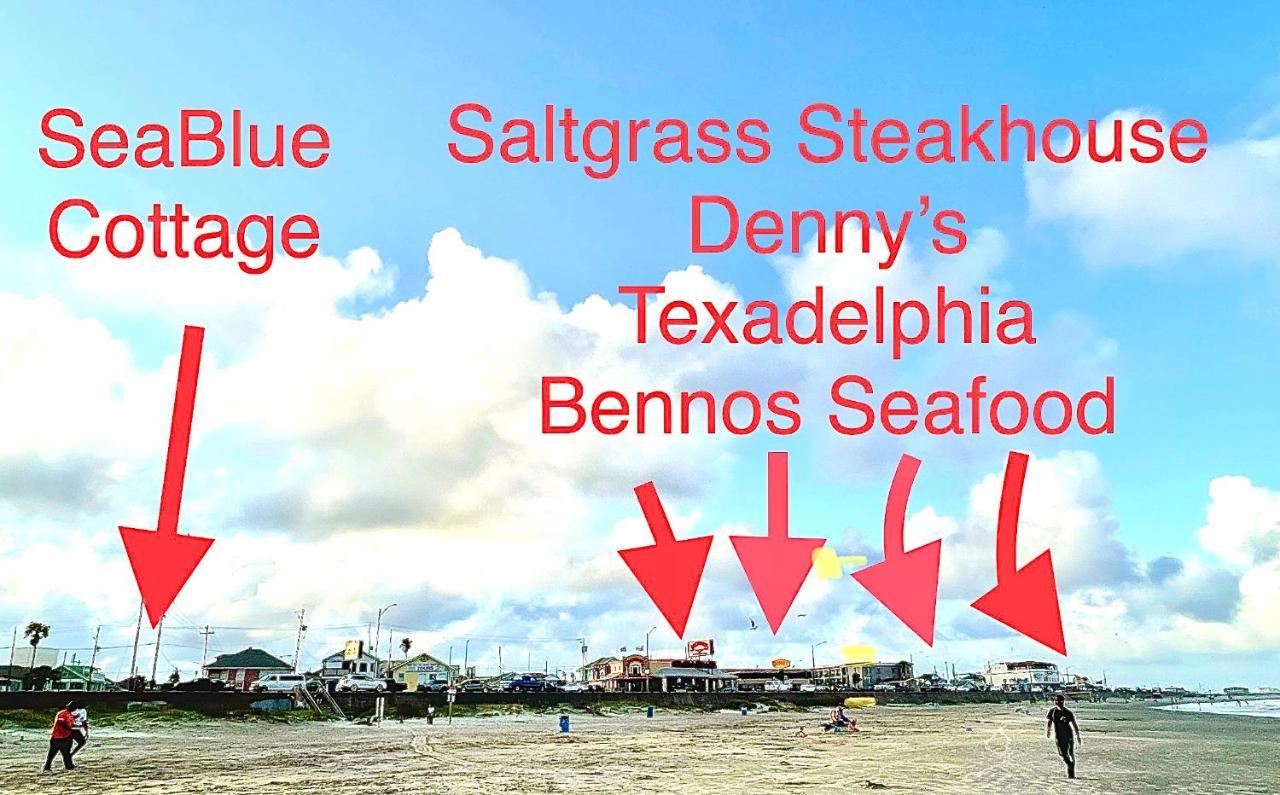 Seablue Cottage - Downstairs; 2 Blocks To The Beach Galveston Eksteriør billede